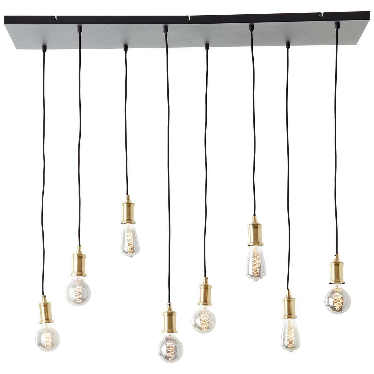 PENDELLEUCHTE Darcia 99815/06 - Schwarz, Metall (110/34.8/133cm) - Brilliant