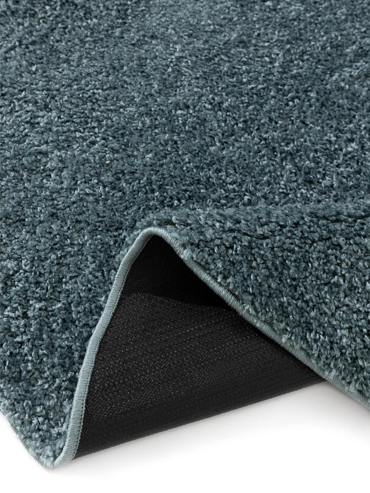 HOCHFLORTEPPICH Soho Blau ø 160 cm rund - Blau, Kunststoff (160/160cm) - benuta