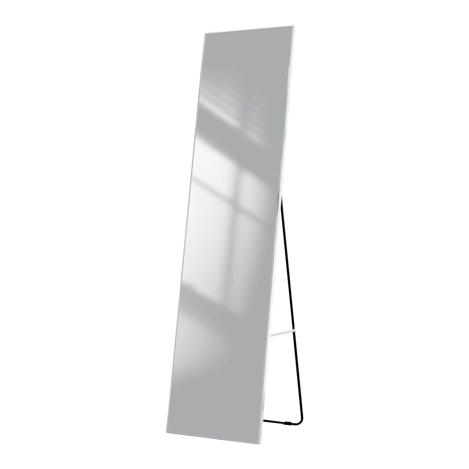 STANDSPIEGEL Wandmontage oder Freistehend Chromer Metallrahmen 160/40/2 cm - Silberfarben, Glas/Metall (40/160/160cm) - EMKE
