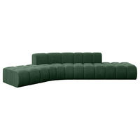 ECKSOFA modulares Sofa Solven-L1 - 380x174x70 cm Grün - Grün, Holzwerkstoff/Textil (380/174cm) - ALTDECOR