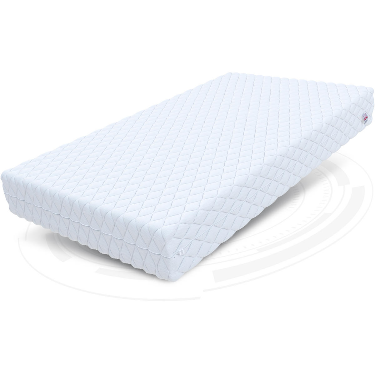 KALTSCHAUMMATRATZE Hybrid - Weiß, Textil (80/200cm) - FDM