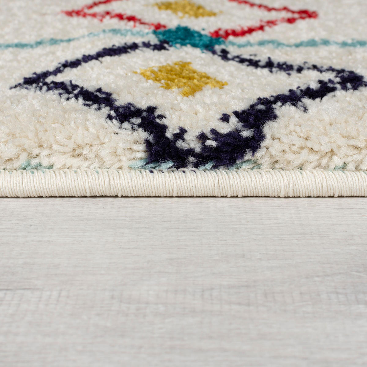 TEPPICH Berber-Design, mehrfarbig, mit Fransen ARUN GINA, Multi 160x230 cm - Multicolor, Textil (160/230cm) - KADIMA DESIGN