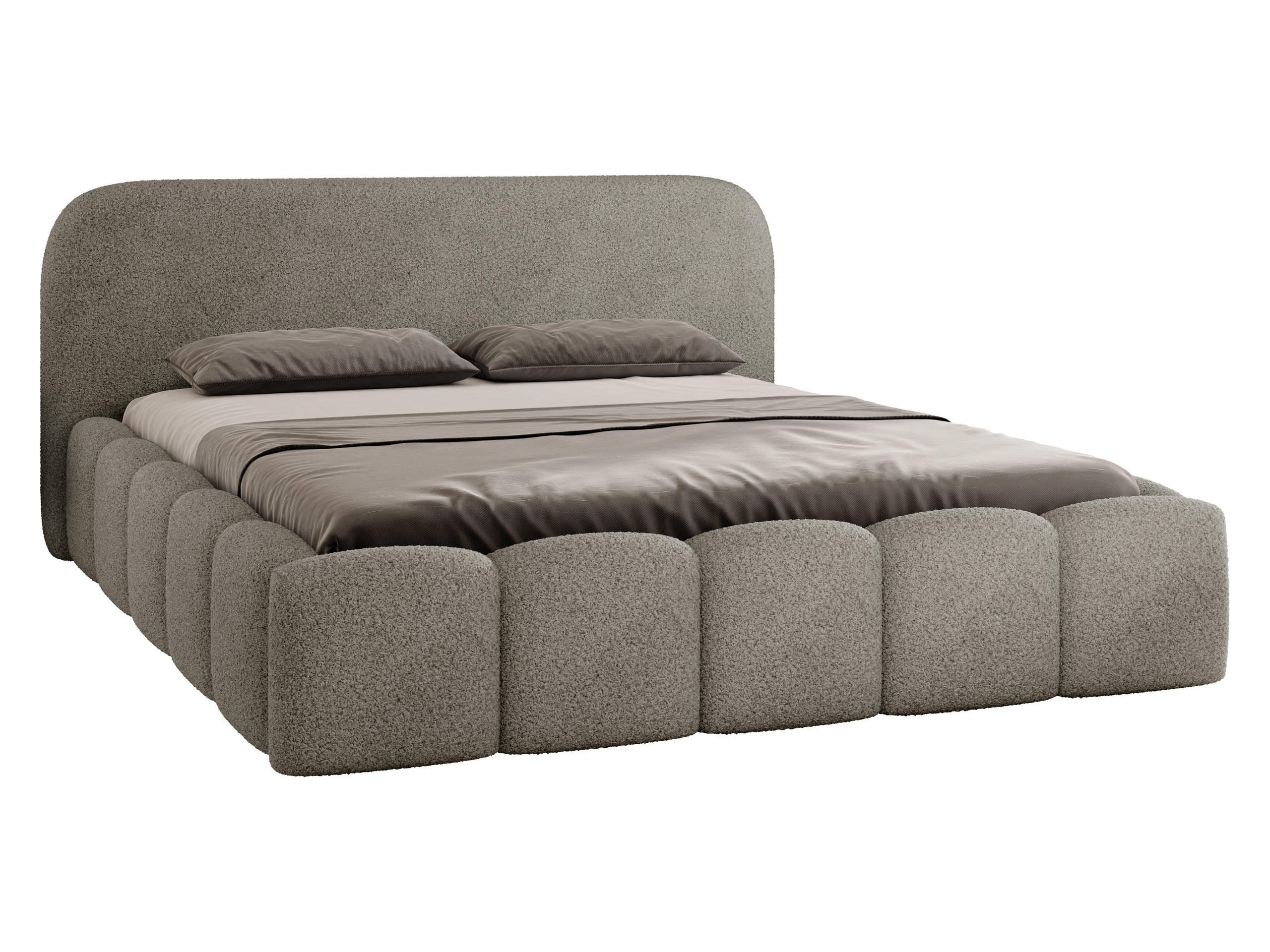PAT TAPITAT Refola Boucle - grafit/culoare naturală, material plastic/material textil (180/200cm) - MIRJAN24