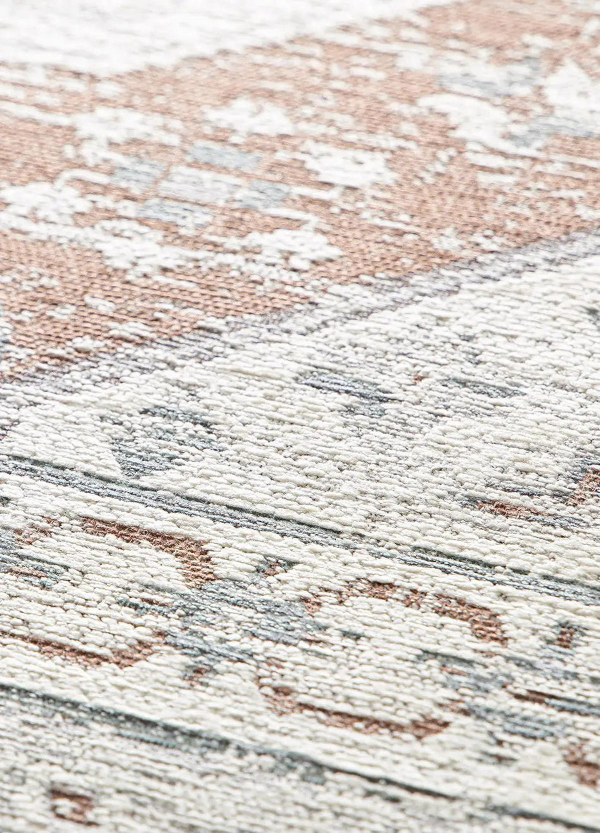 IN- & OUTDOOR-TEPPICH Grau / Kupfer Lua 120/170 cm - Grau/Kupferfarben, Textil (120/170cm) - Atticgo