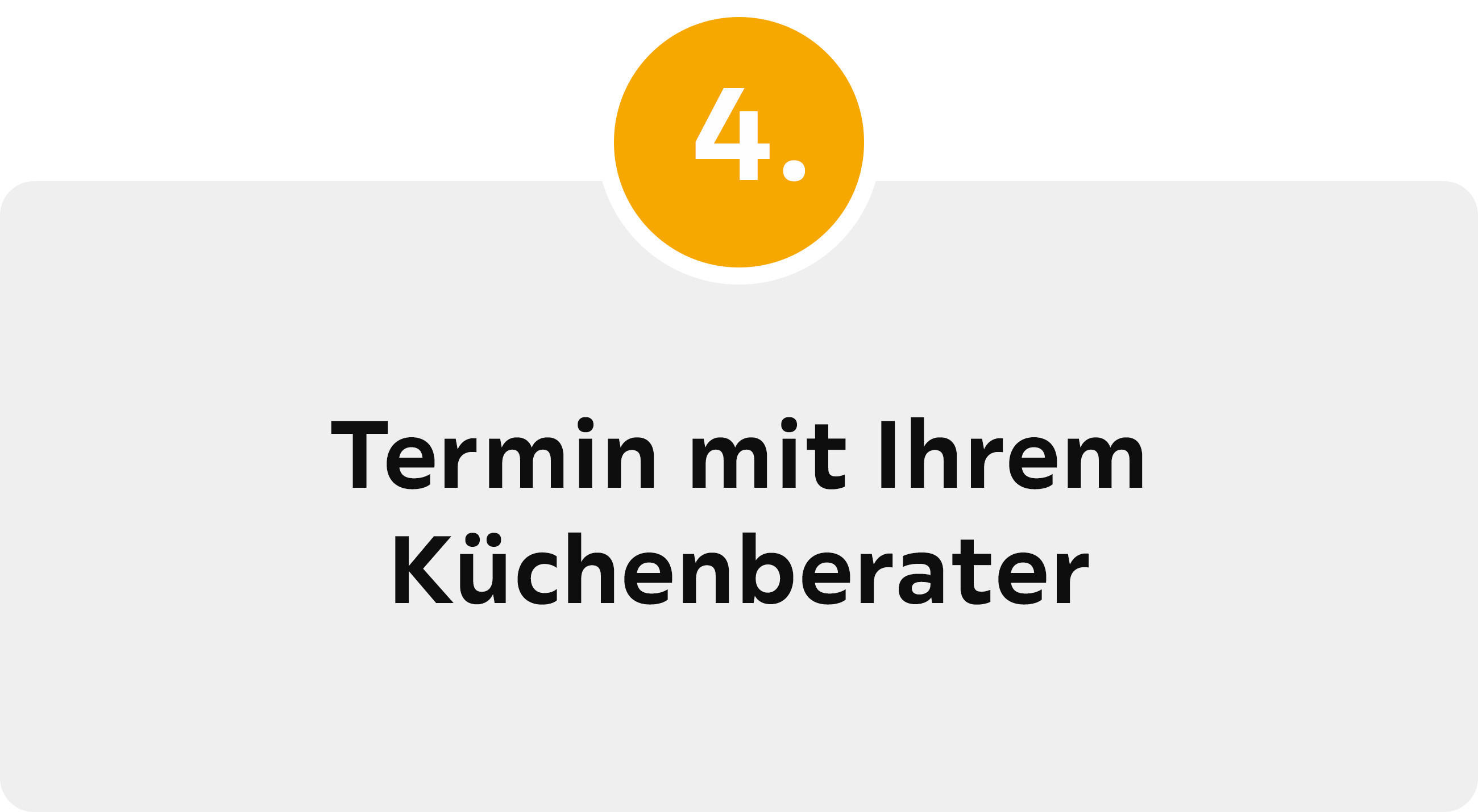 4. Termin mit Ihrem Küchenberater