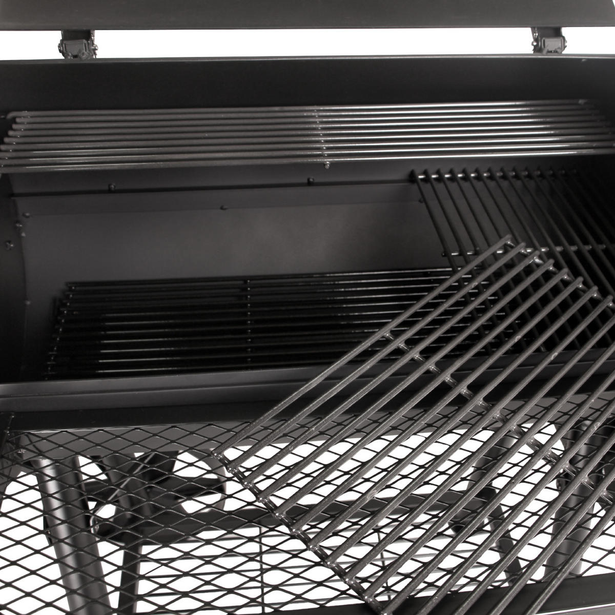 SMOKER YUMA Set - Schwarz, Metall (170/145/80cm) - TAINO