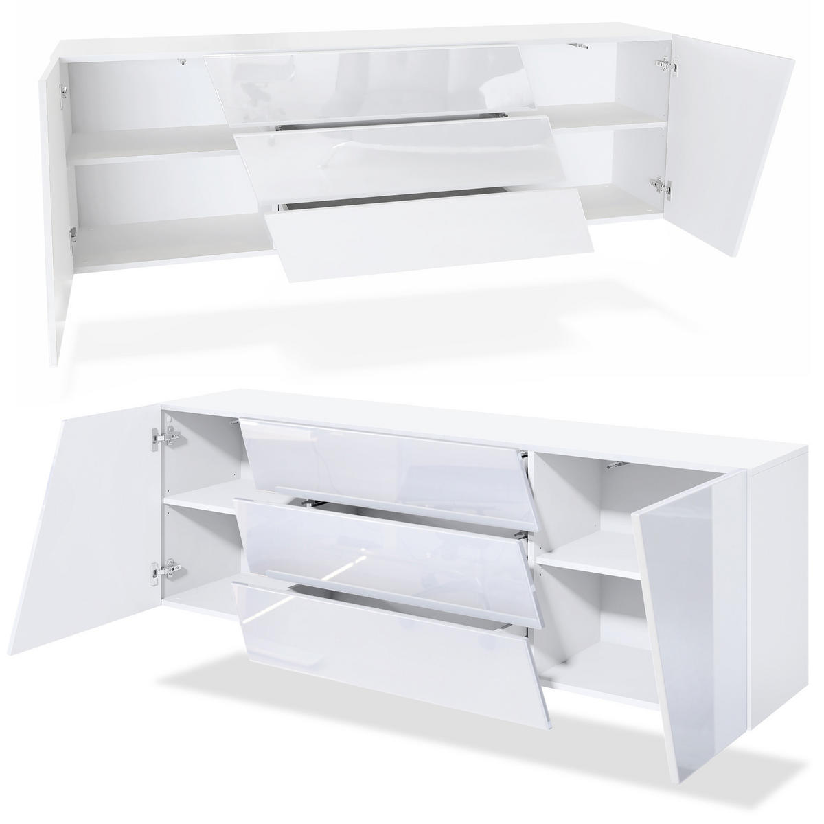 SIDEBOARD Houston Eiche Ribbeck - Alteiche, Holzwerkstoff (178/57.5/38.5cm) - Vladon