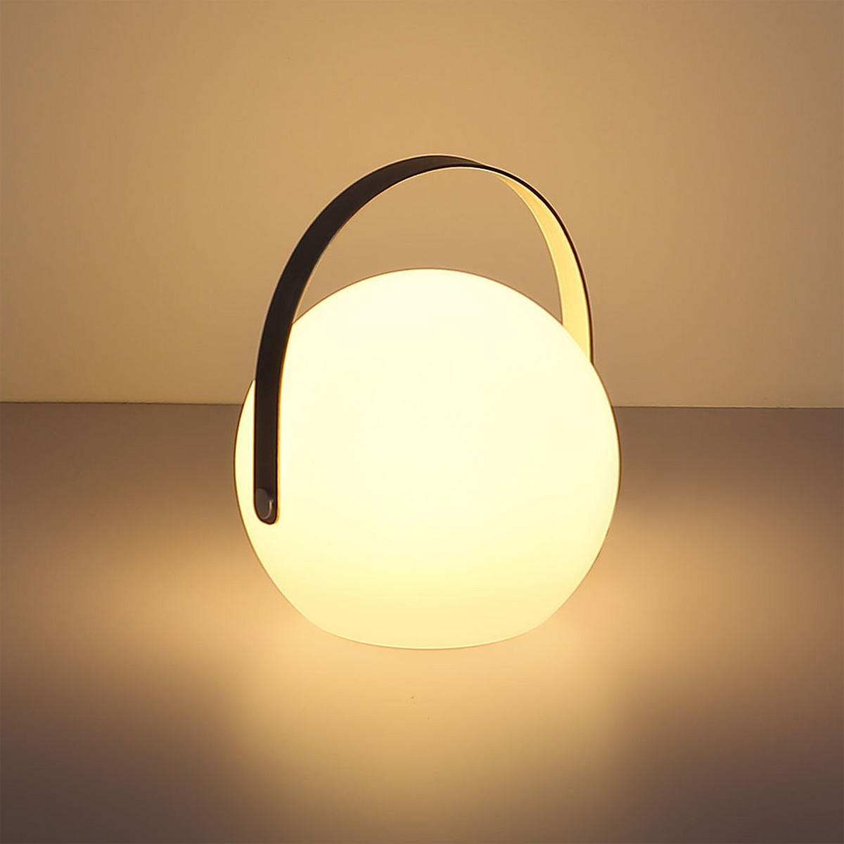 LED AUSSENLEUCHTE Kugel Weiß - Weiß, Metall (18.9/18.9/21cm) - Globo Lighting