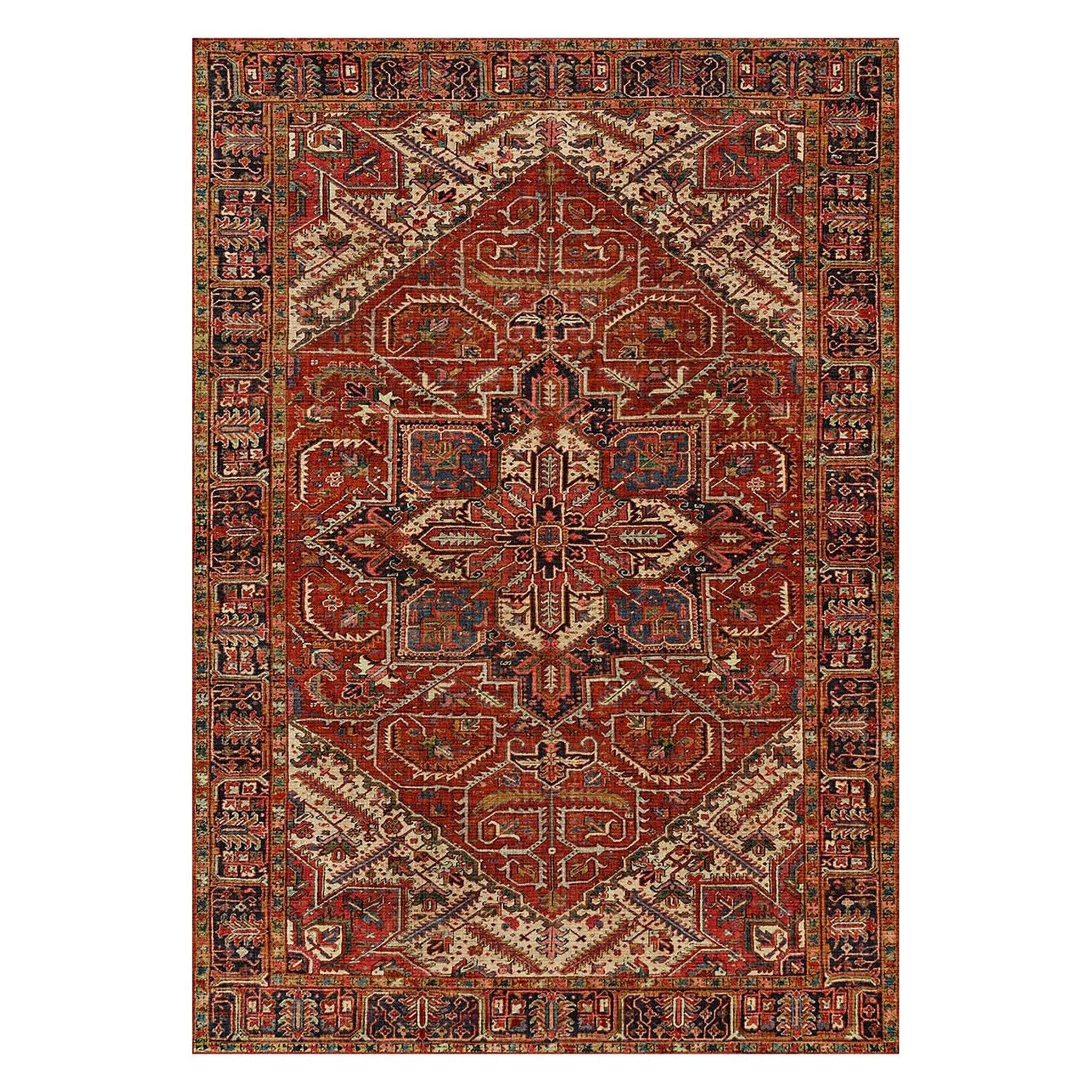 TEPPICH Design englische Kettelung rot - Rot, Textil (120/160cm) - AFK Living