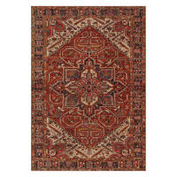 TEPPICH Design englische Kettelung rot - Rot, Textil (120/160cm) - AFK Living