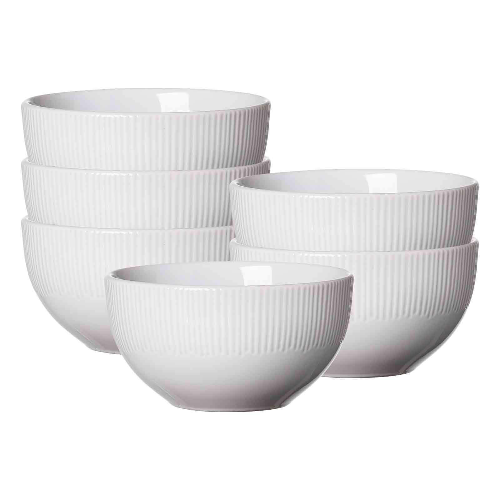 SCHALEN Banda Weiß ø 14 cm 6er Set - Weiß, Keramik (14cm) - Ritzenhoff Breker