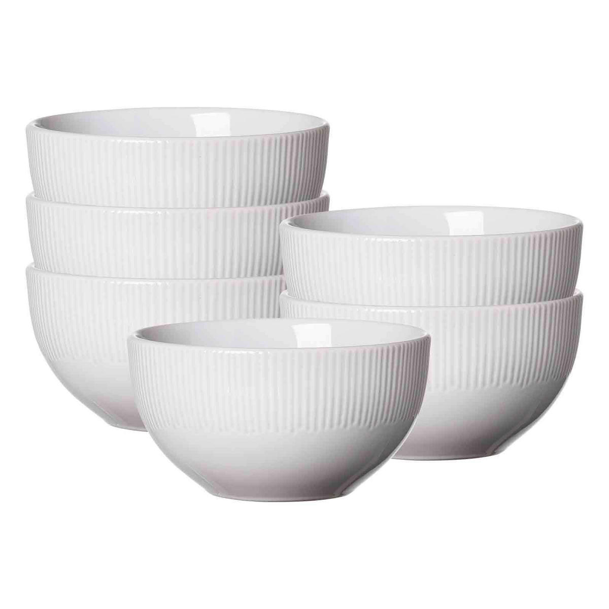 SCHALEN Banda Weiß ø 14 cm 6er Set - Weiß, Keramik (14cm) - Ritzenhoff Breker