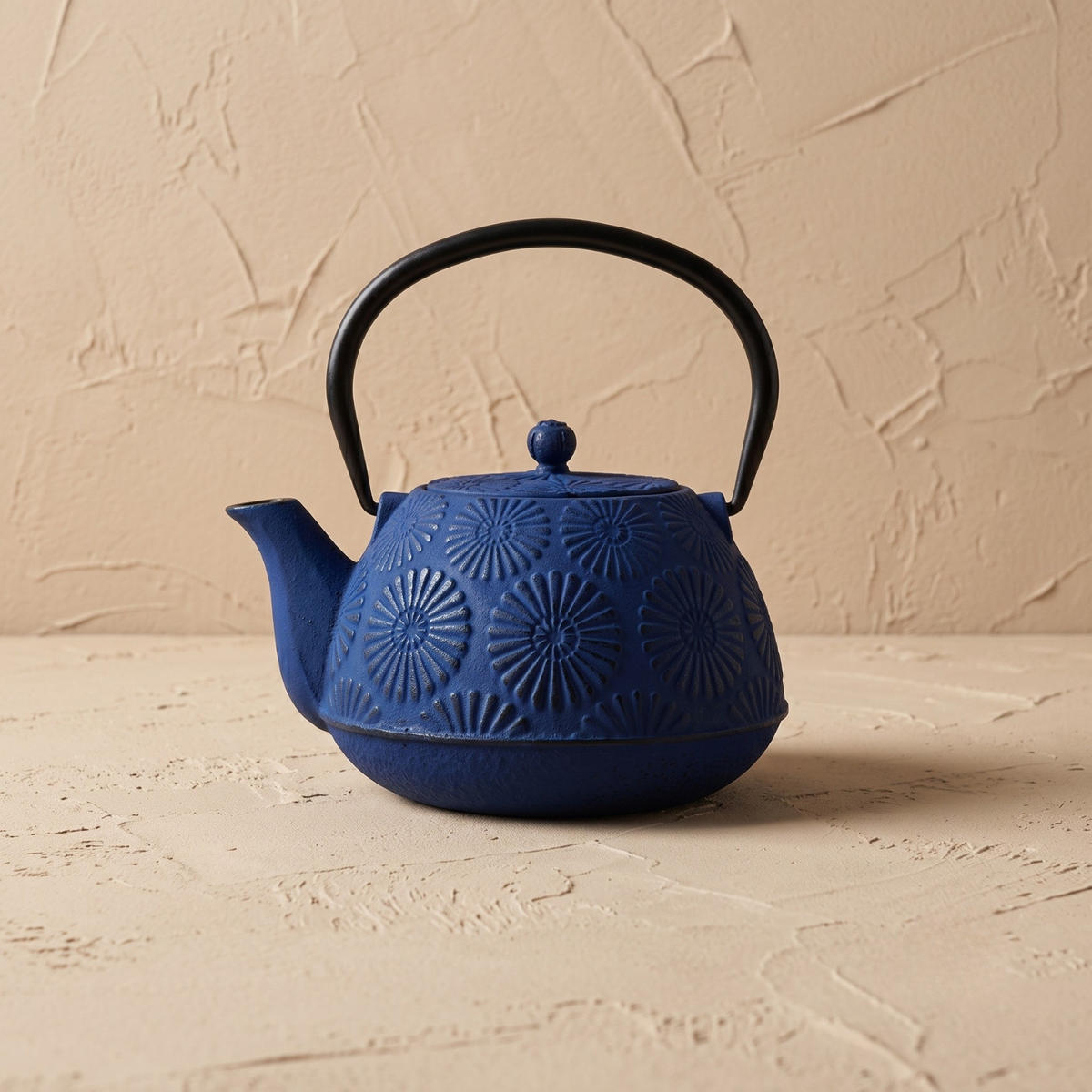 KRUG Gusseisen mit Schalen Koga Marineblau 1200 ml 18/16/18 cm - Dunkelblau, Metall (16/18cm) - AROMELIO