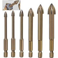 BOHRER - 6-teilig - Sechskantschaft - Gelb, Metall (8.7/4.5/1cm) - DCA