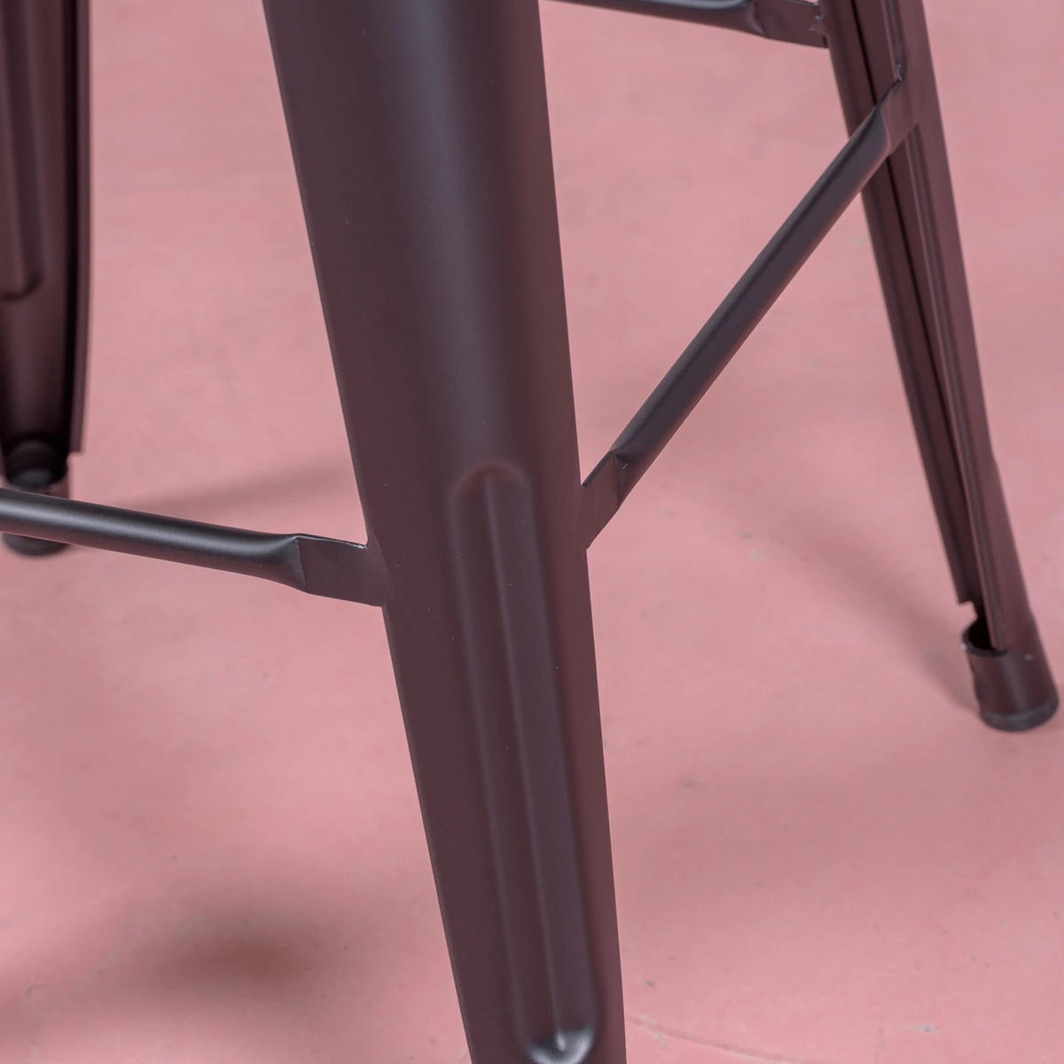 HOCKER Metall Schwarz - Schwarz, Metall (43/97/43cm) - Nest Dream