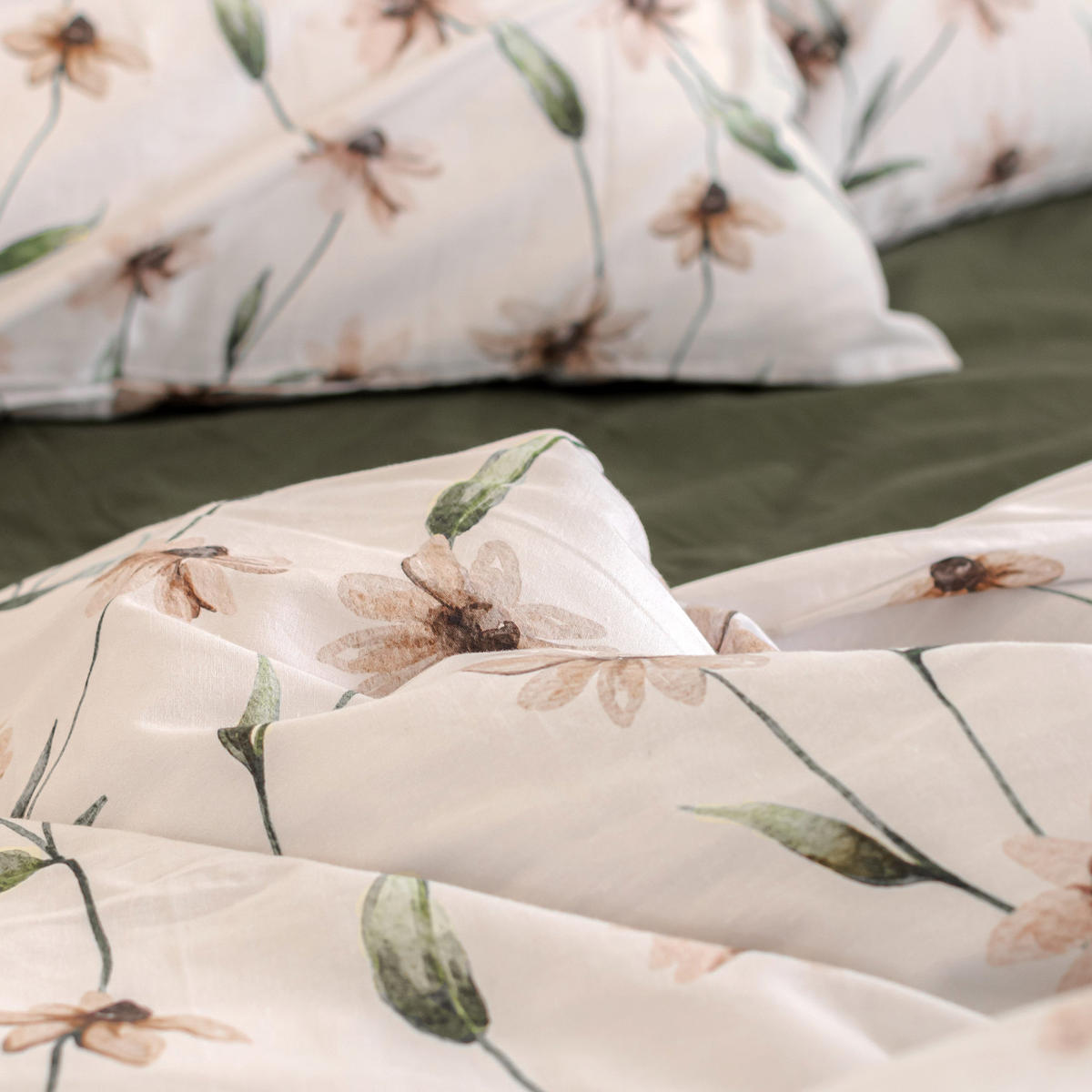 BETTBEZUG tinny bloom 155x220 cm (komfortgrösse) mehrfarbig - Multicolor, Textil (155/220cm) - Happy Friday