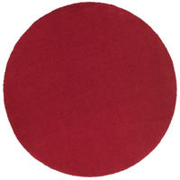 LUXUS HOCHFLOR SHAGGY TEPPICH VELVET RUND - Weinrot, Textil (100/100cm) - Snapstyle