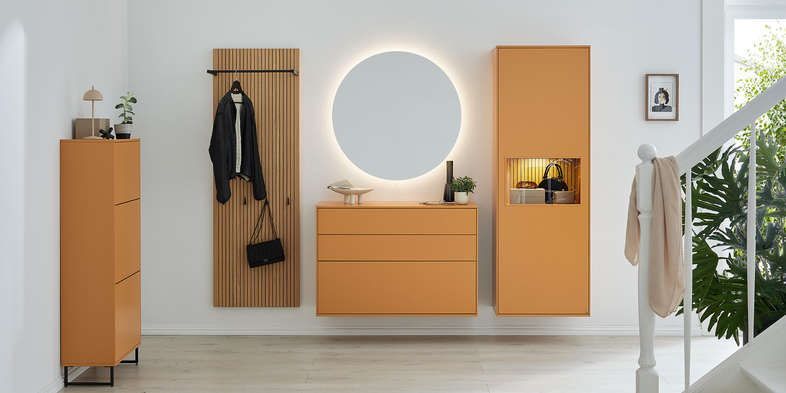 Modernes Garderoben-Set von MUSTERRING in der Farbe Orange