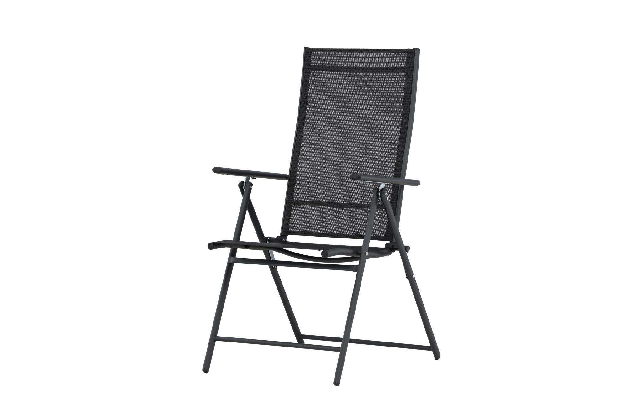 RELAXSESSEL LEVANZO Schwarz 56x59x108 cm - Schwarz, Metall (56/108/59cm) - FURNLUX
