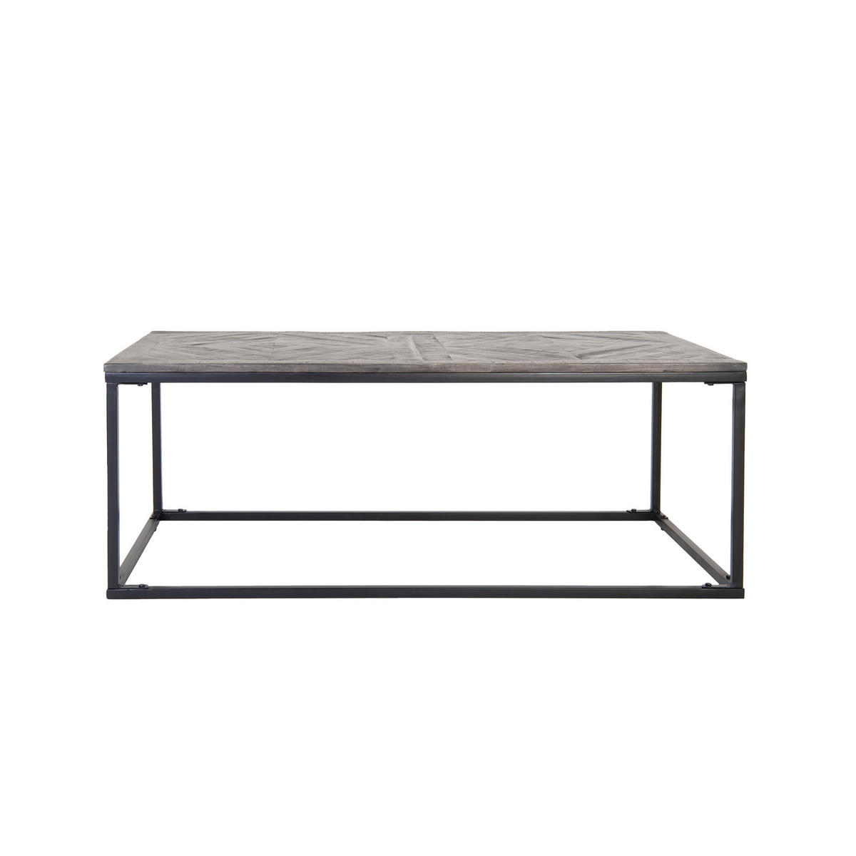COUCHTISCH rechteckig Grau 120/60/46 cm - Schwarz, Holz (60/46/120cm) - WOMO-DESIGN