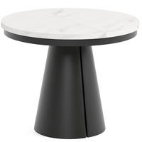 TISCH Schwarz ALMA Ausziehbar 100/176 cm - Schwarz, Holzwerkstoff (2/100/76cm) - Sepro Meble