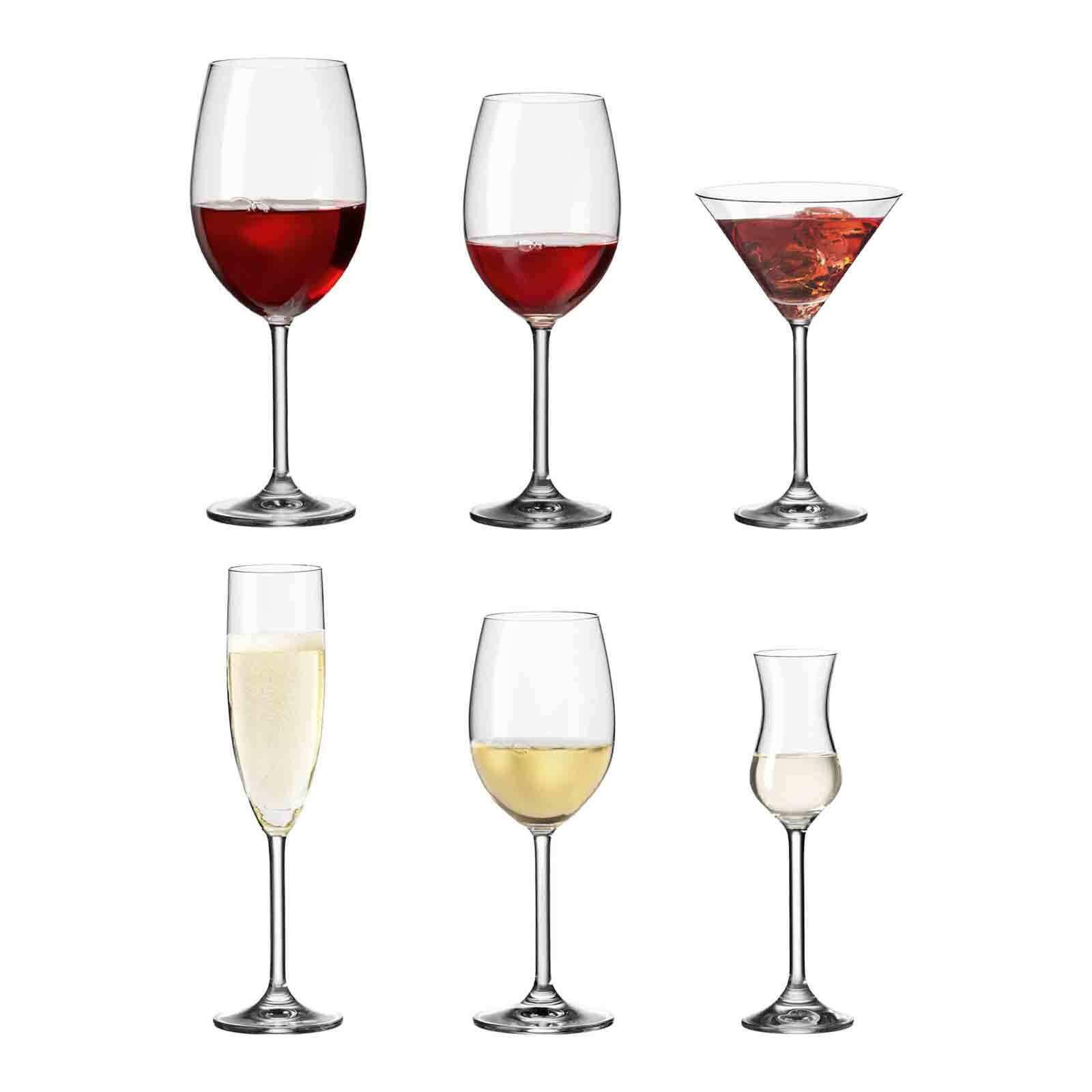WEIN- UND SEKTGLÄSER Daily transparent 36er Set - Transparent, Glas - Leonardo Living