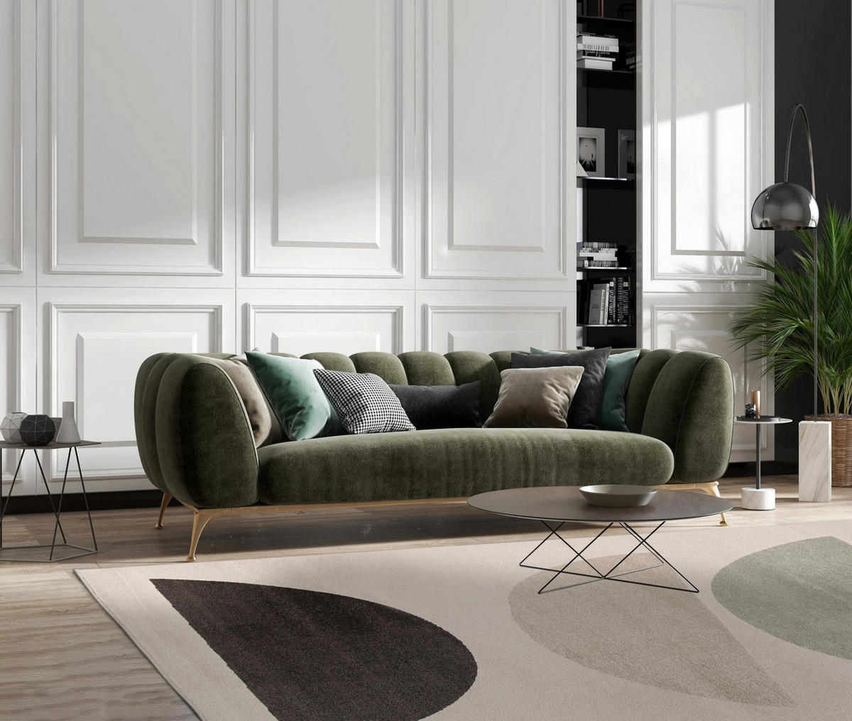 TEPPICH superweich sehr grafisch mehrfarbig - Multicolor, Textil (200/290cm) - AFK Living