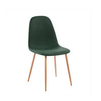 ESSZIMMERSTUHL Elia Grün 44 cm x 84 cm - Grün, Leder (44/84/52cm) - Klast Home