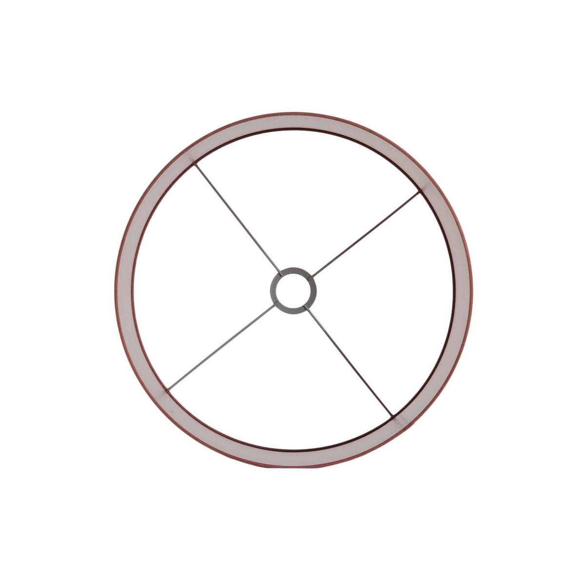 LAMPENSCHIRM Imani Rosa 40/40/30 cm - Pink, Textil (40/40/30cm) - Light & Living