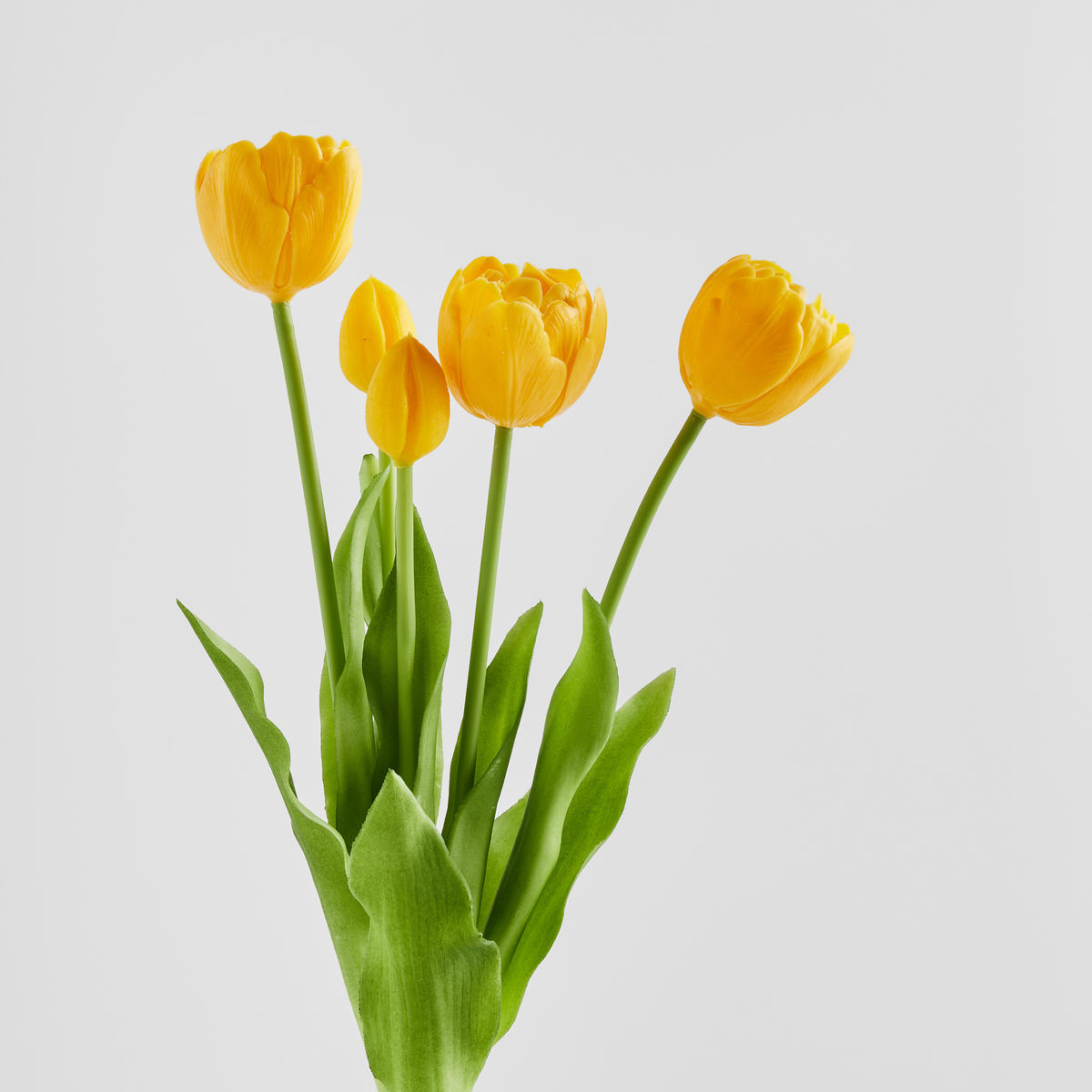 BLUMENSTRAUSS Tulipanis - Gelb, Kunststoff (6cm) - home&you