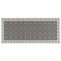 VINYL TEPPICH KÜCHENLÄUFER EVORA FLIESENOPTIK - Grau, Textil (49/140cm) - Pergamon