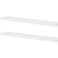 WANDREGALE 4Er Set Weiss 120 Cm - Weiß, Holzwerkstoff (20/3.8/120cm) - vidaXL