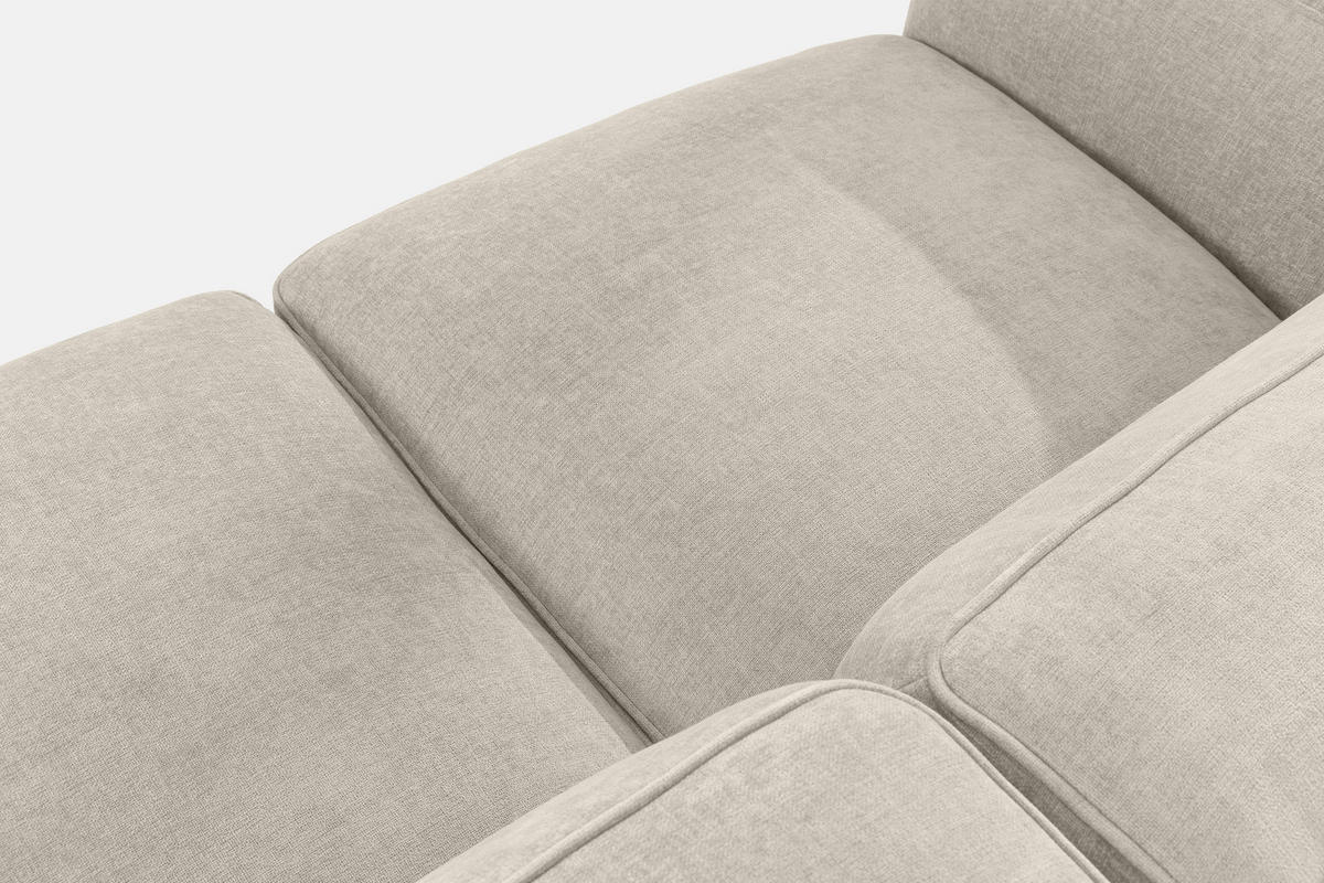 2-SITZER SOFA FUBBO, Ecru - Ecru, Holz/Holzwerkstoff (210/73/96cm) - KONSIMO®
