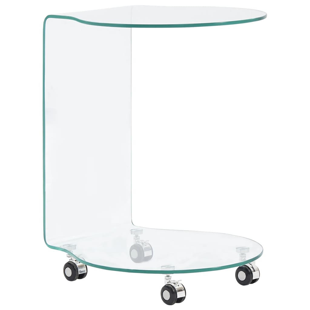 COUCHTISCH 45x40x58 cm Hartglas - Transparent, Glas (40/45/58cm) - furnicato