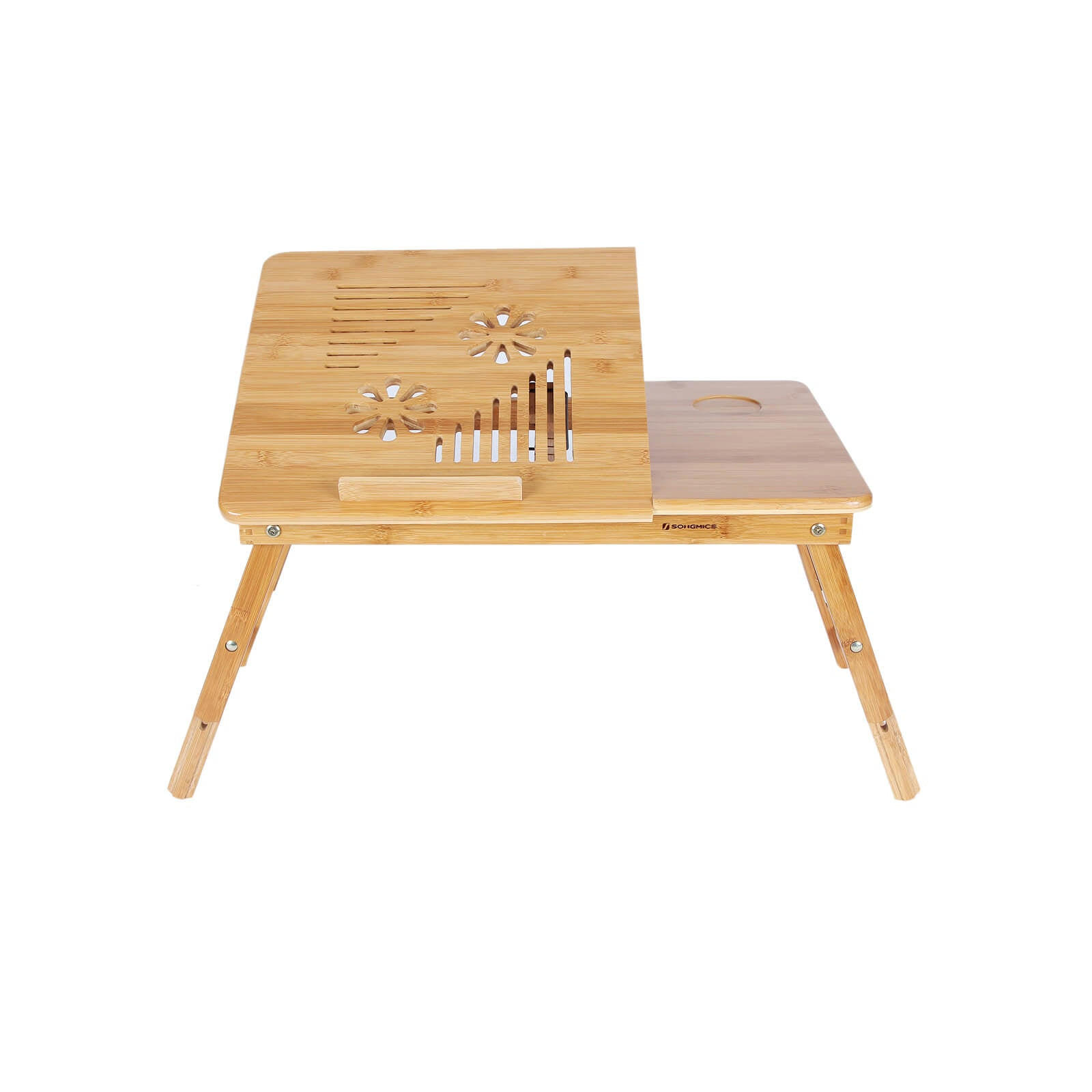 Thumbnail - Hansiro Laptoptisch, Eukalyptusholz, Holz, 35x29x55 cm, Arbeitszimmer, Schreibtische, Computertische