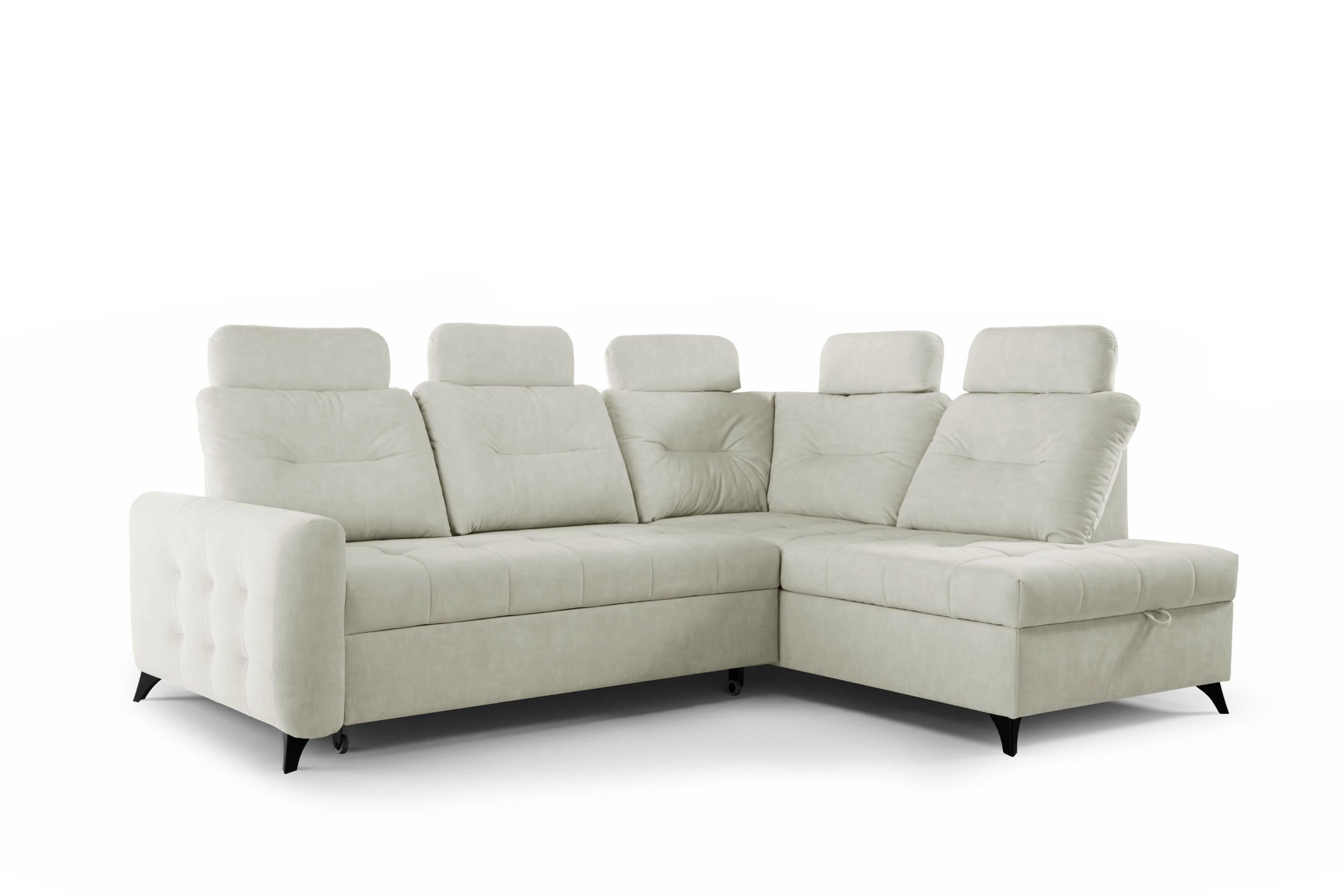 ECKSOFA 250 cm in Beige - Beige, Textil (250/200cm) - Home Collective