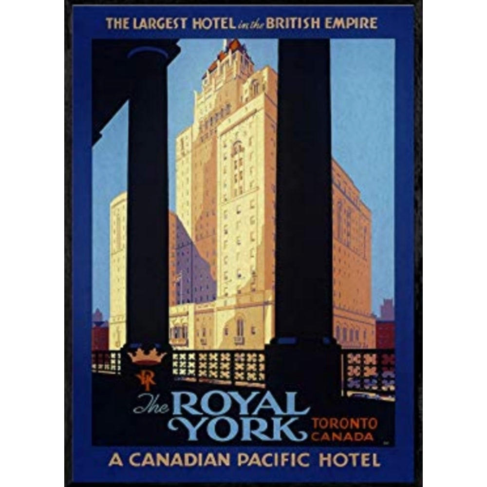 POSTER Royal York Hotel Toronto A3 Rahmenlos - Klar, Papier (29.7/5/42cm) - Nacnic