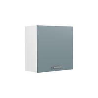 HÄNGESCHRANK R-Line, Blau-Grau, 60 cm mit 1 Tür - Blaugrau/Weiß, Holzwerkstoff (60/60/31cm) - Vicco