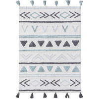 KINDERTEPPICH waschbar Levi Blau 160x230 cm - Blau, Textil (160/230cm) - Lytte