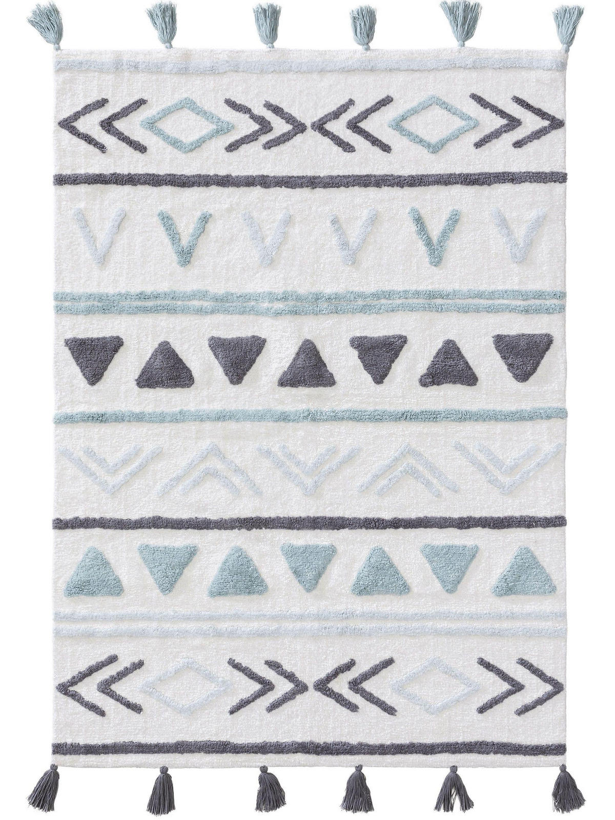KINDERTEPPICH waschbar Levi Blau 160x230 cm - Blau, Textil (160/230cm) - Lytte