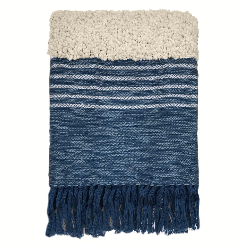 Malagoon Decke Blau 125x150 cm