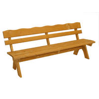 GARTENBANK Drieburg 4-Sitzer 200cm aus Kiefer massiv - Braun, Holz (200/82/60cm) - TPFGarden