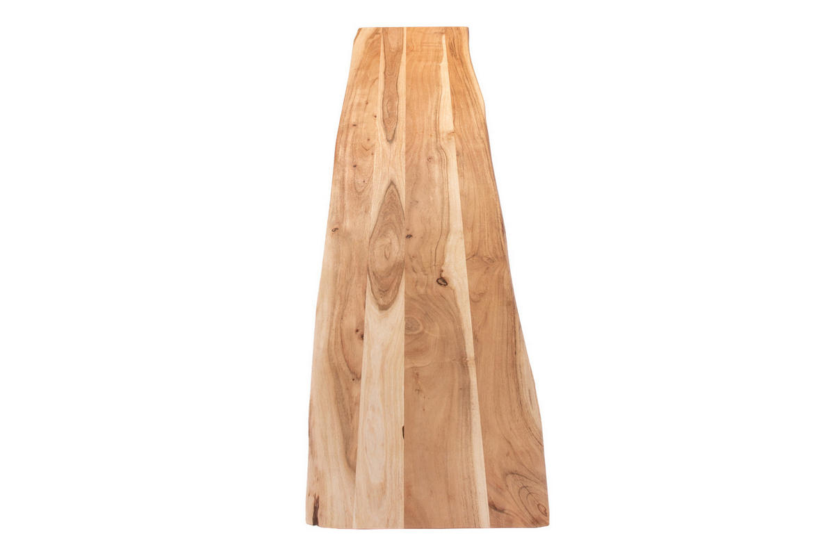 TISCHPLATTE CURTIS - Beige/Naturfarben, Akazienholz/Holz (40/180/3cm) - SAM