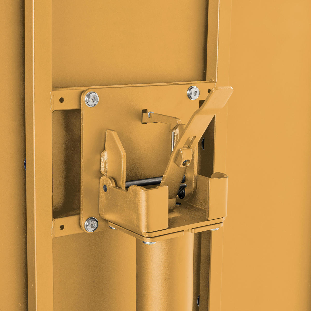 BISTROTISCH, Gelb - Gelb, Metall (70/70/72cm) - Oviala