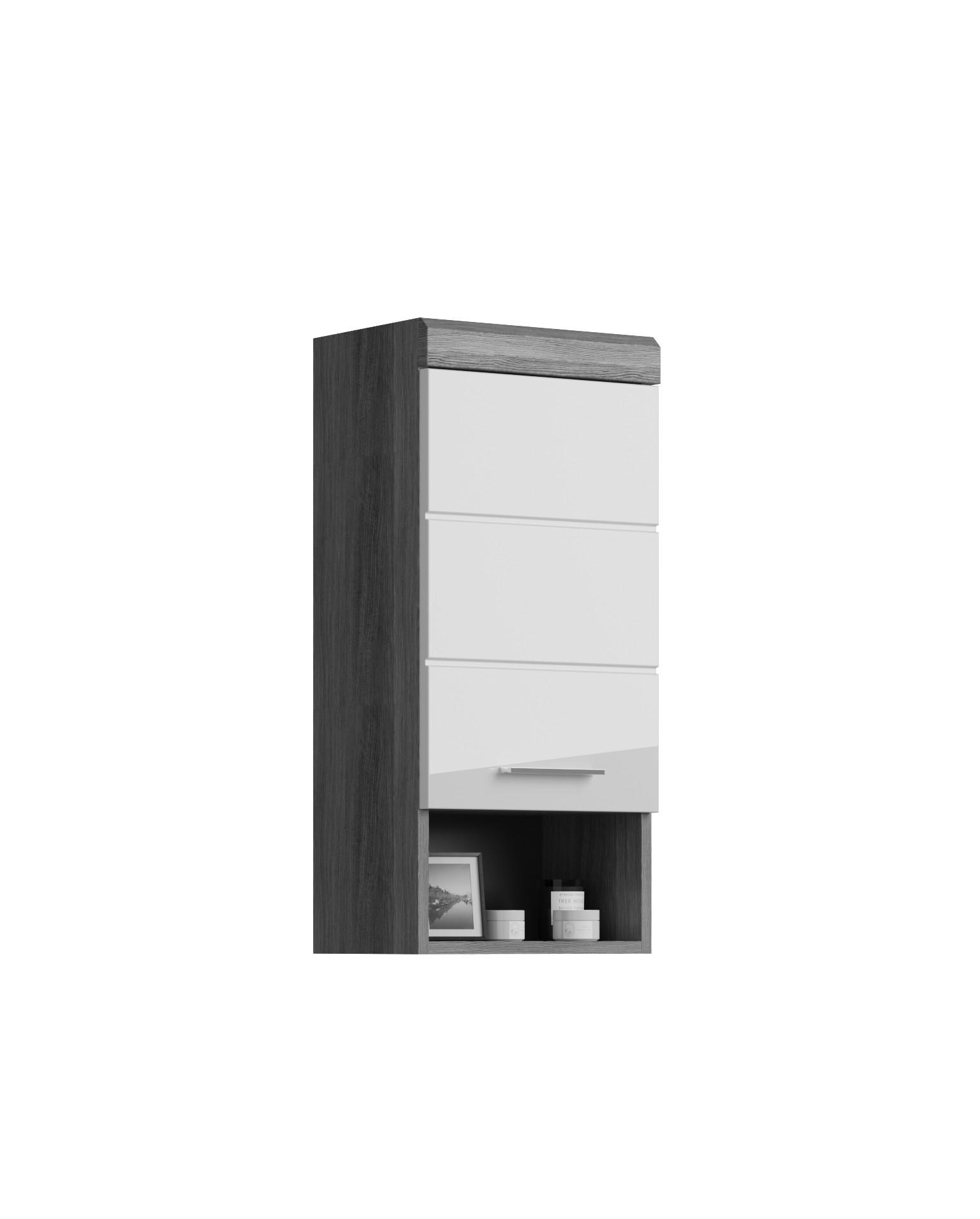 Homes & Jones Hängeschrank Anthrazit 37x79x24 cm