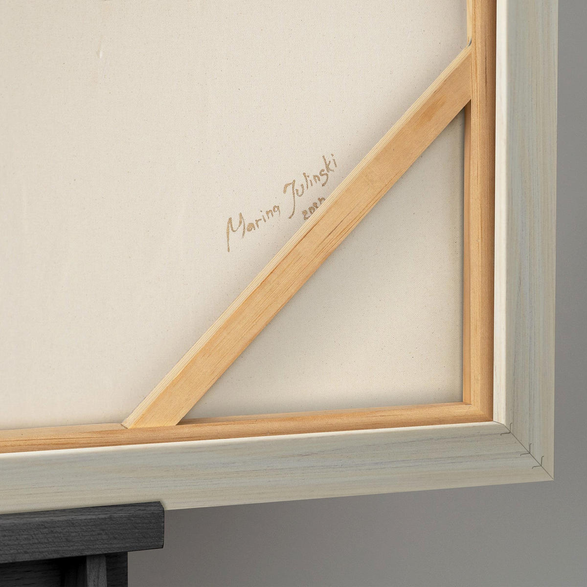 GEMÄLDE Goldene Horizonte Schattenfugenrahmen Beige 140x100 cm - Beige, Holz (140/100cm) - YS-art gallery