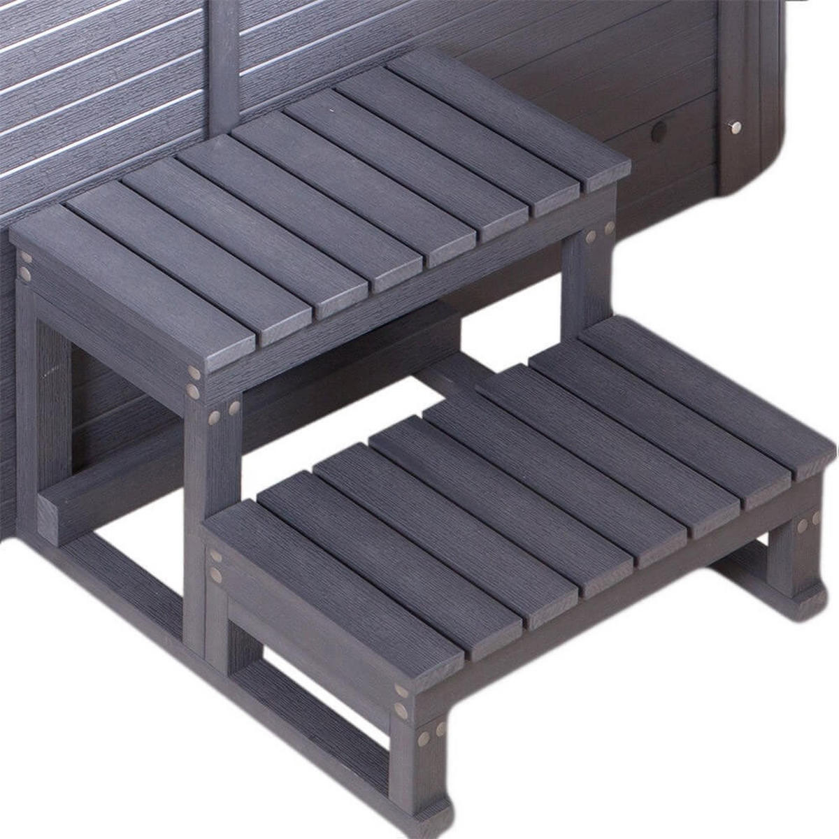 OUTDOOR WHIRLPOOL MASI - Anthrazit, Kunststoff (62/40/54cm) - Home Deluxe