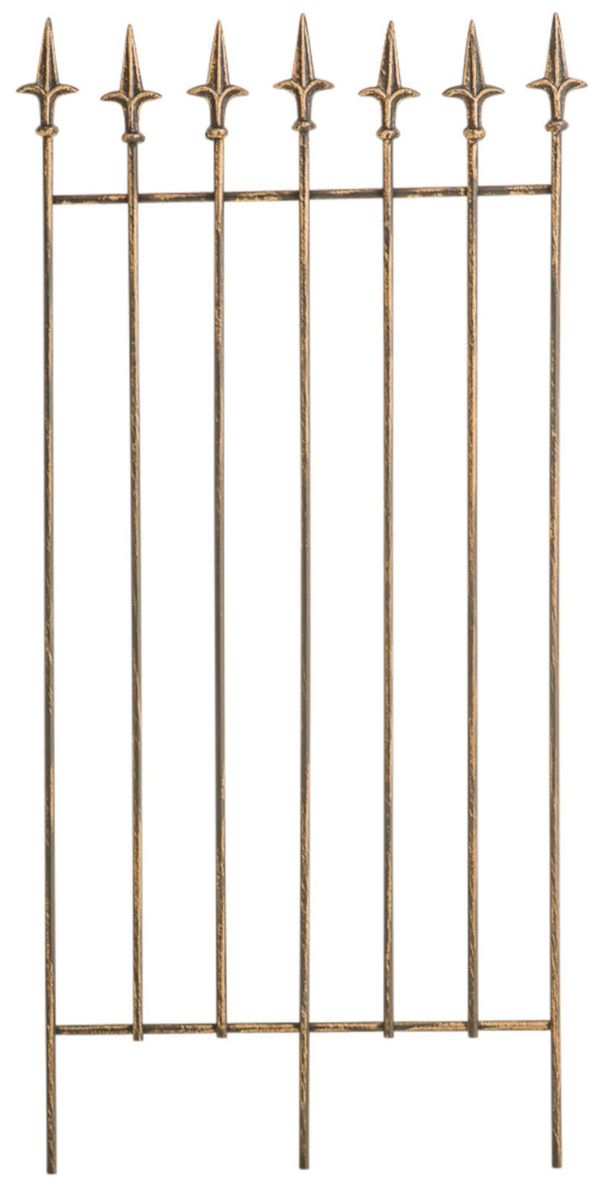 RANKGITTER 2er Set Metall bronze - Bronzefarben, Metall (50/100/0.7cm) - CLP