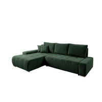 ECKSOFA Vogar In Poso - Grün, Holzwerkstoff/Textil (265/185cm) - Fun Möbel