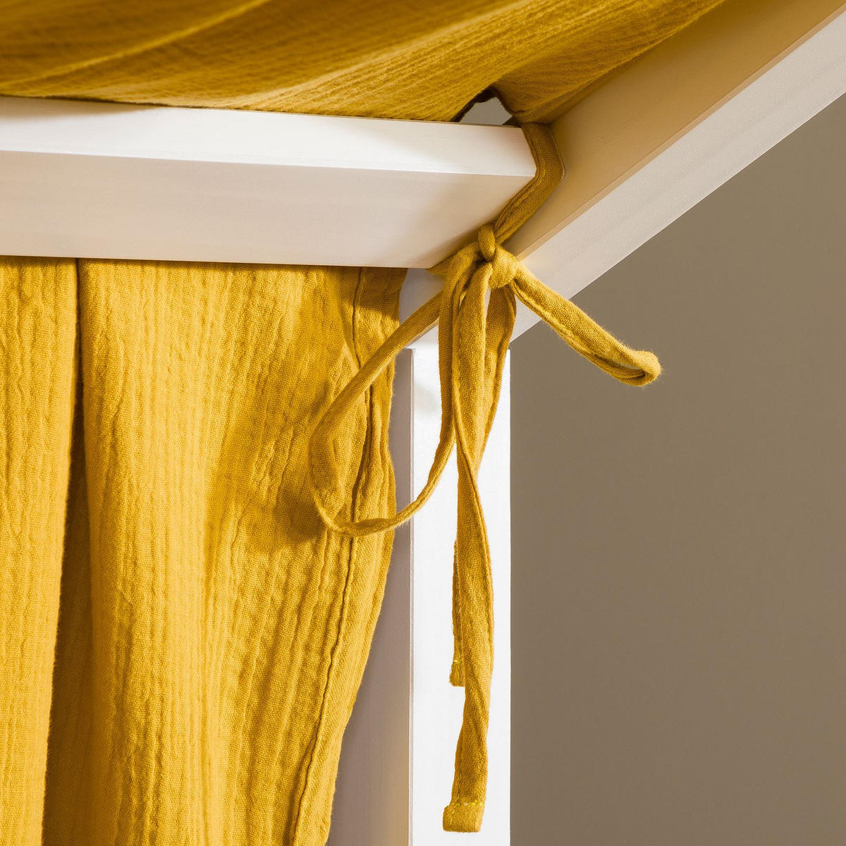 HAUSBETT-HIMMEL LIAN gelb - Gelb, Textil - IDIMEX